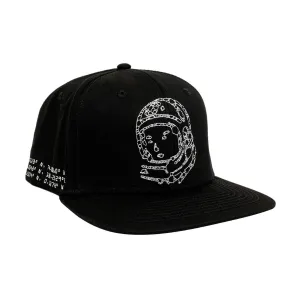 BBC Helmet Crack Snapback Hat Black