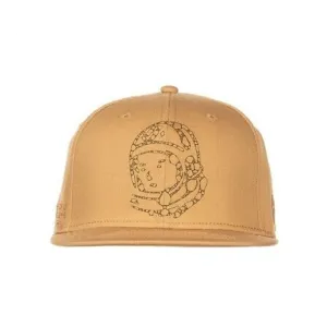 BBC Helmet Crack Snapback Hat Taffy