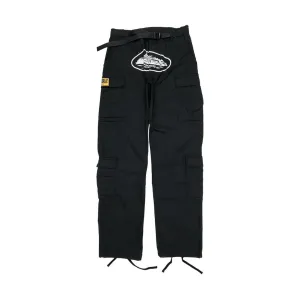 Corteiz Guerillaz Cargo Pants Black