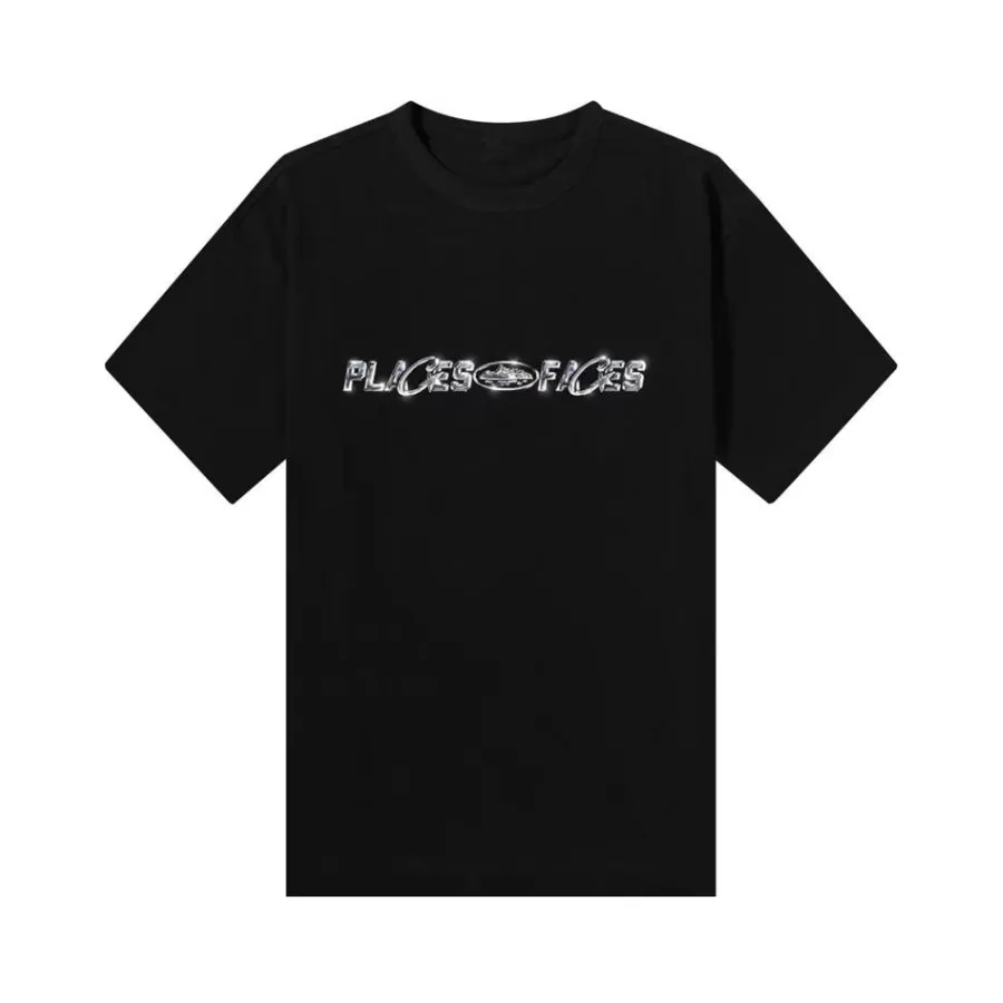 Corteiz x Places Faces Tee Black