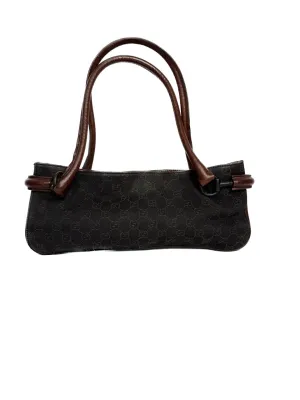 Gucci Horsebit Detail GG Supreme East West Shoulder Bag