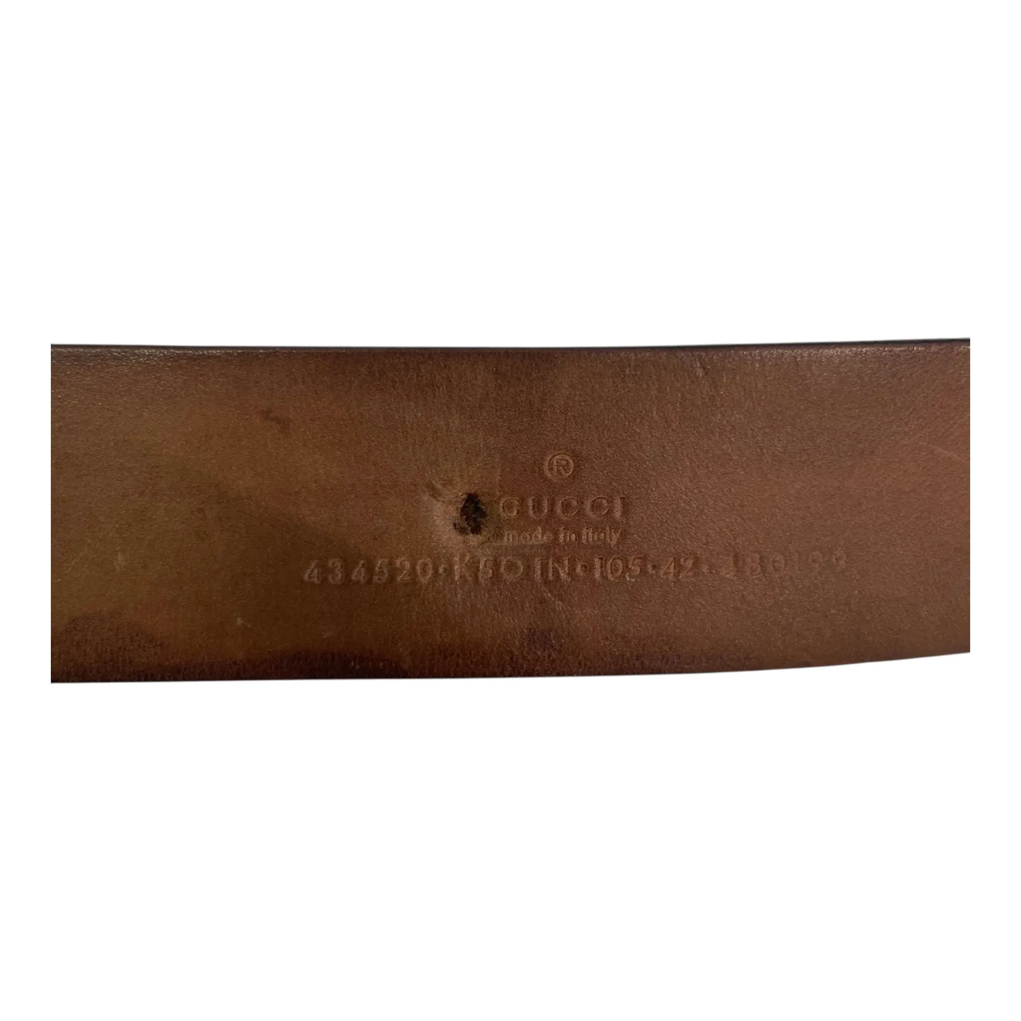 GUCCI/Belt/Monogram/Leather/GRY/BLK/SUPREME/CANVAZ/SILVER