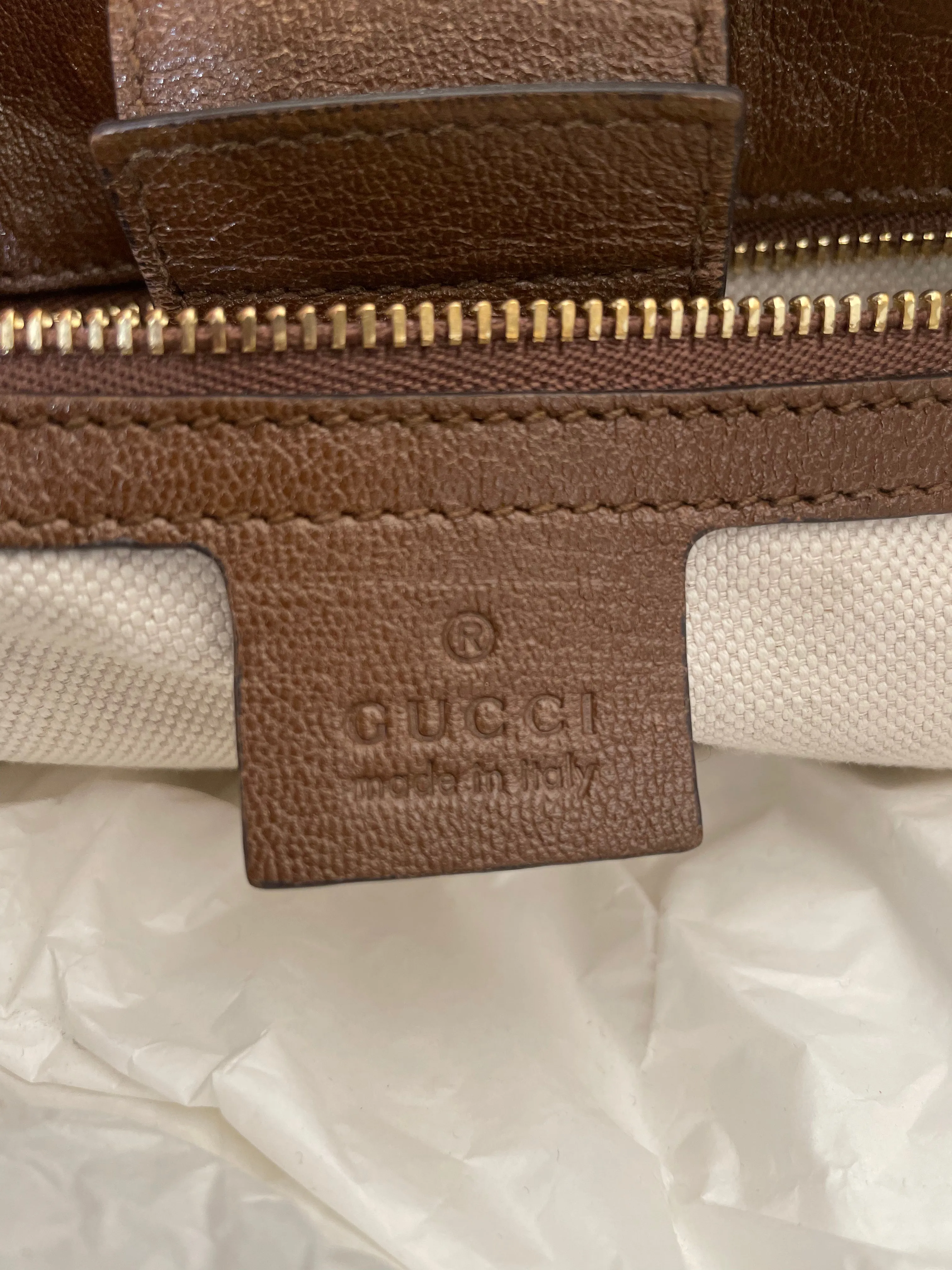 GUCCI/Hand Bag/Monogram/Cotton/BEG/gg supreme