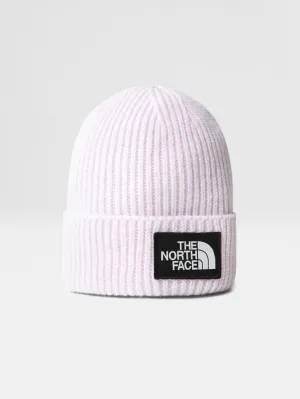 Ribbed Cap with Lavender Logo