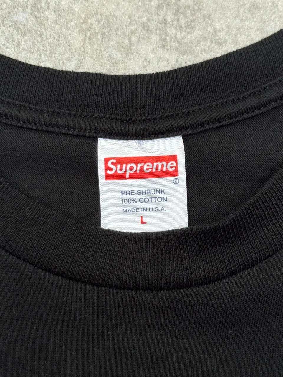 S/S2023 Supreme Basketball Graphic Black Tee