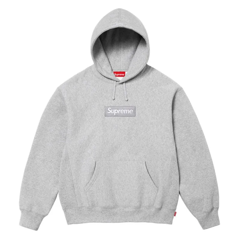Supreme Box Logo Hooded Sweatshirt Sweatshirt (FW24) Heather Grey