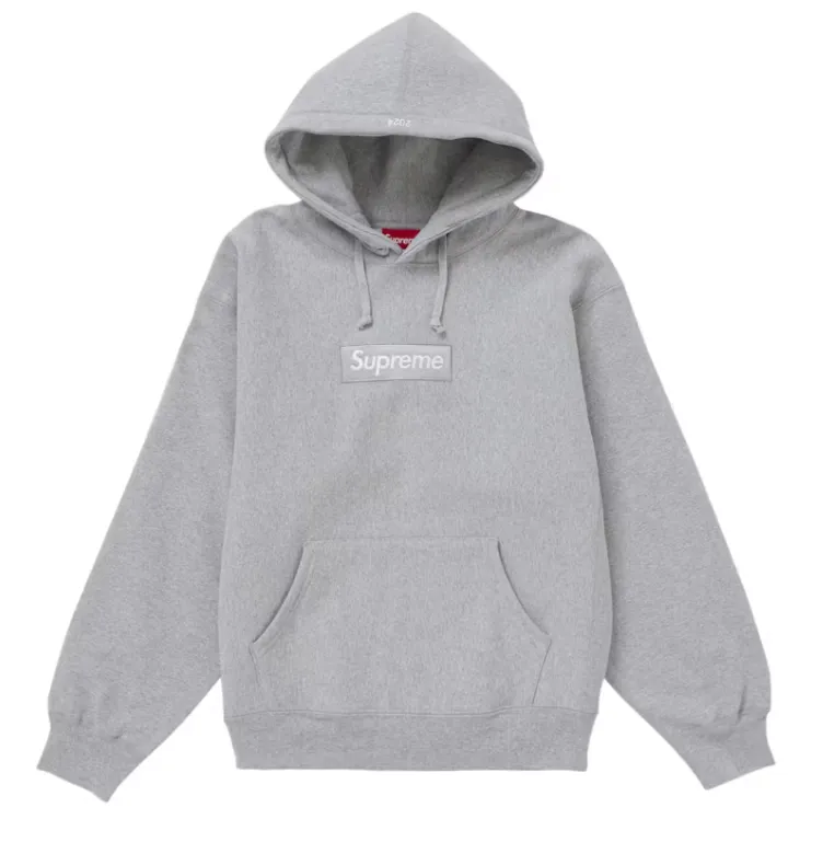 Supreme Box Logo Hoody "Heather Grey"