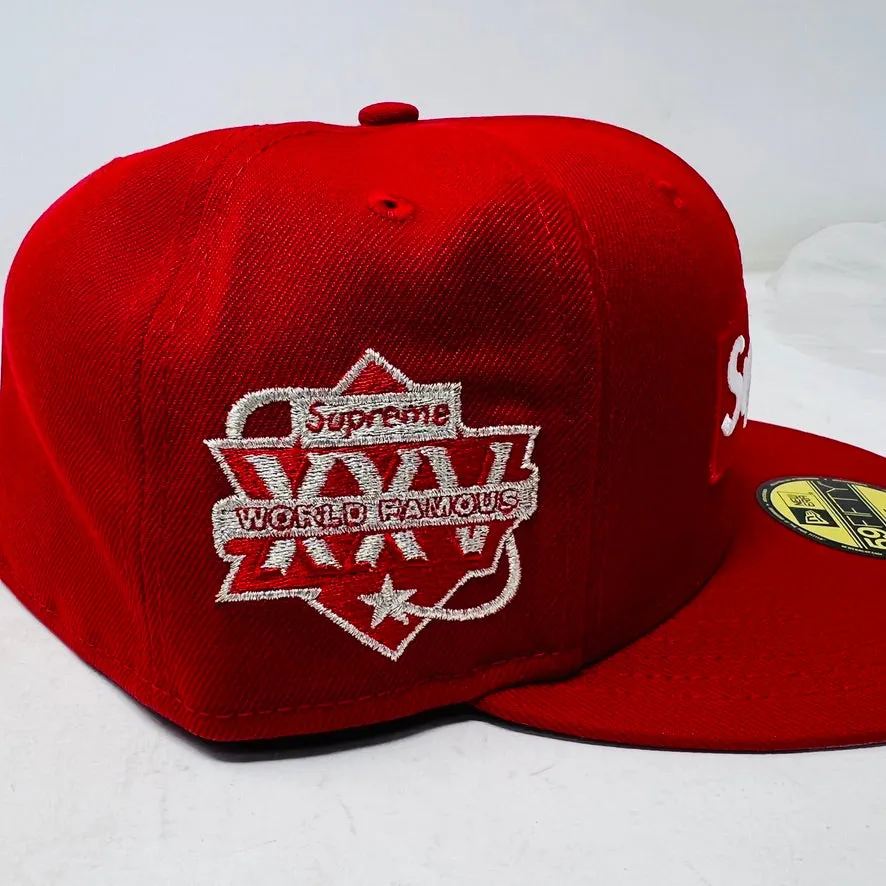 Supreme Championship Box Logo New Era 59Fifty Hat Red