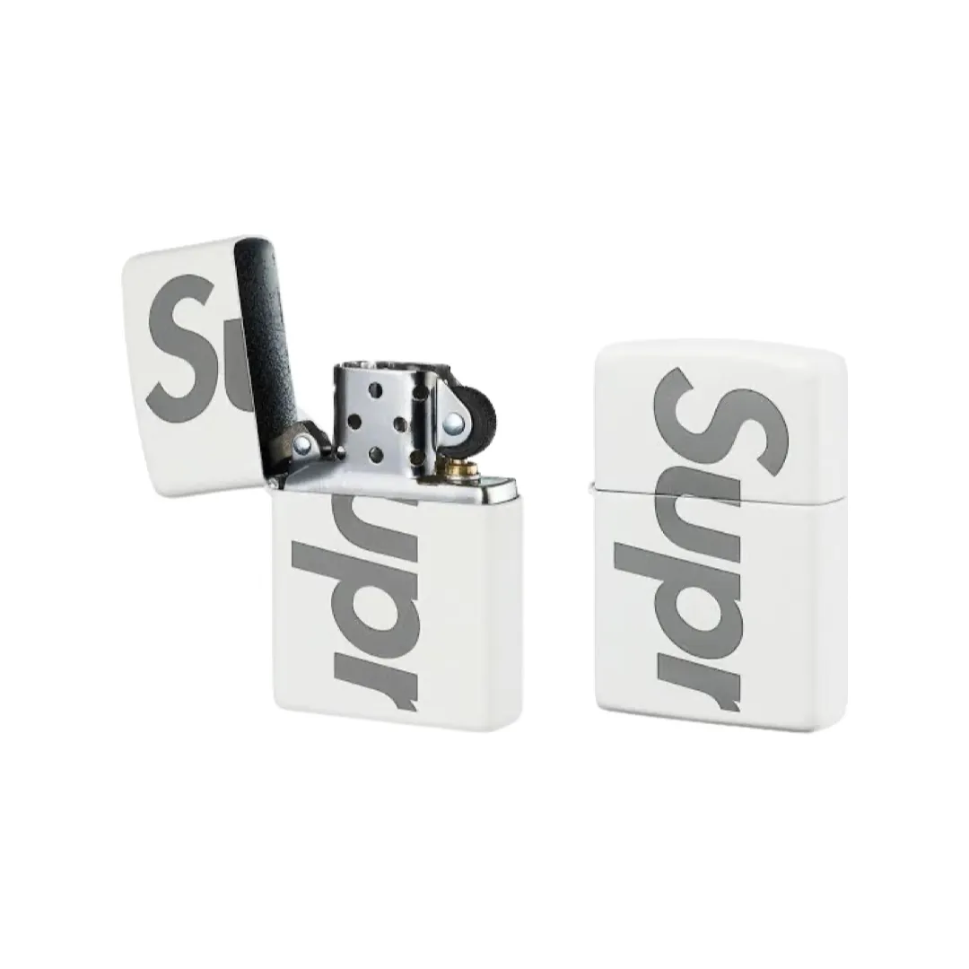 Supreme Glow In The Dark Zippo White