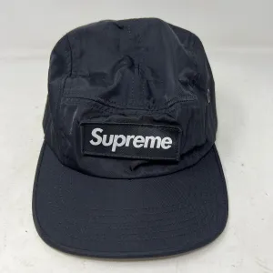 Supreme Overdyed Camo Nylon Camp Cap Black