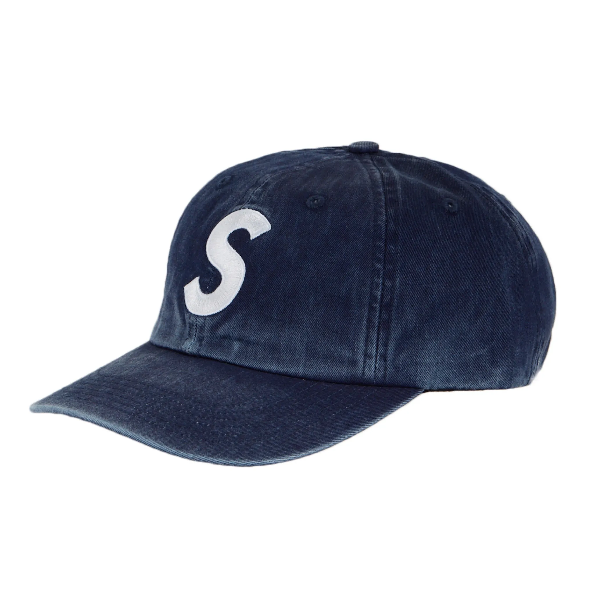 Supreme Pigment Print S Logo 6-Panel Indigo