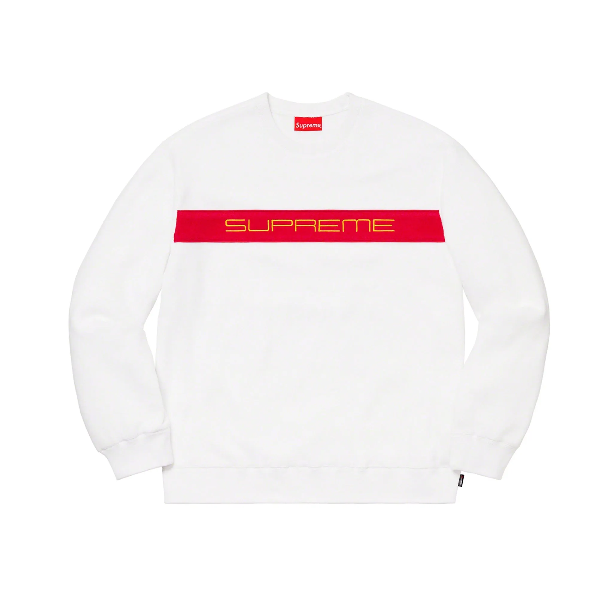 Supreme Polartec Crewneck White