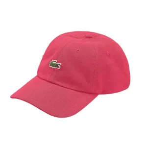 Supreme x Lacoste Pique 6Panel Pink