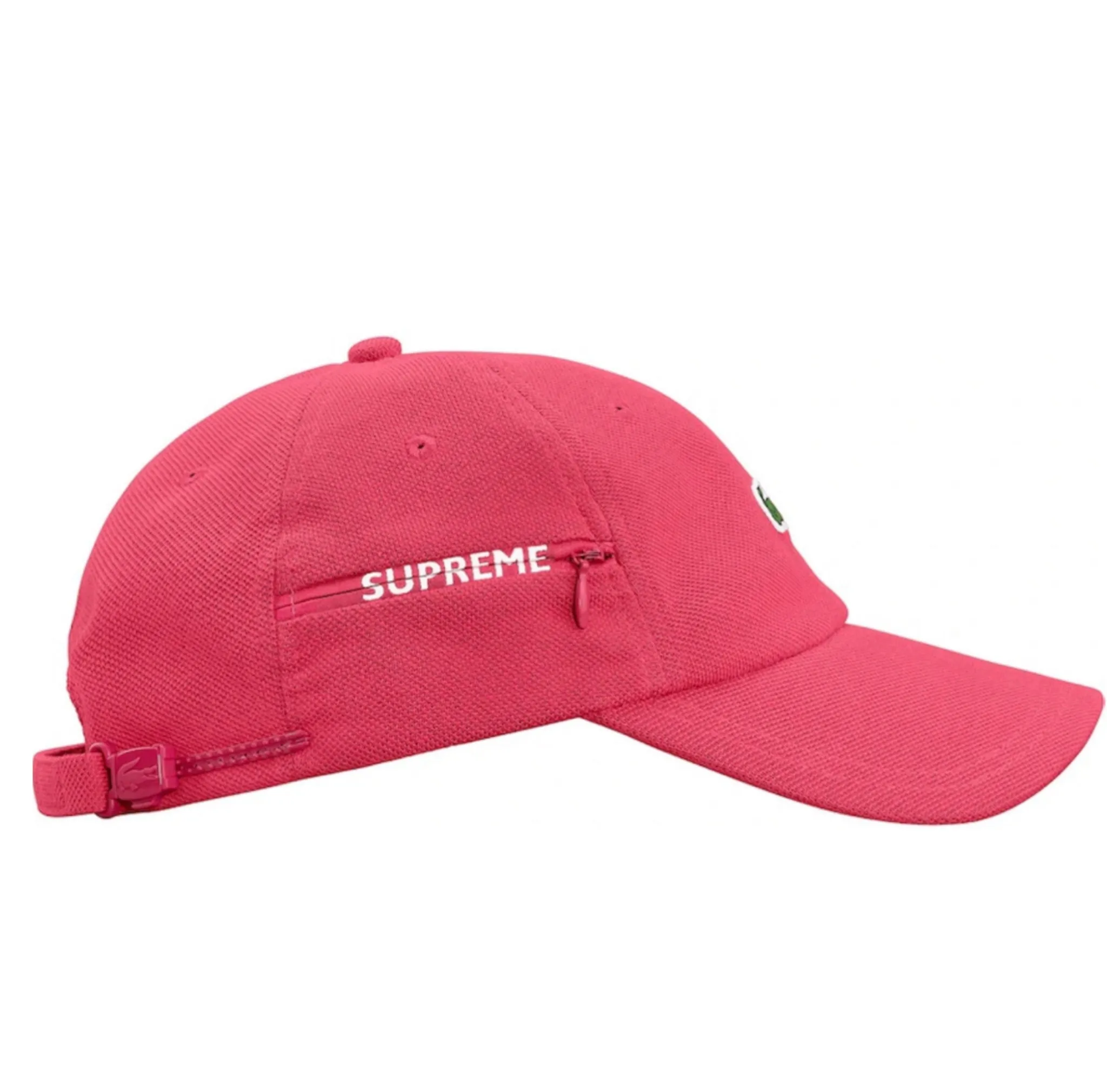 Supreme x Lacoste Pique 6Panel Pink