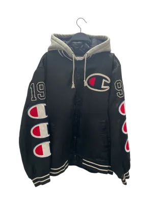 Supreme/Champion/Jacket/M/Polyester/BLK/SLEEVE DOWN LOGO