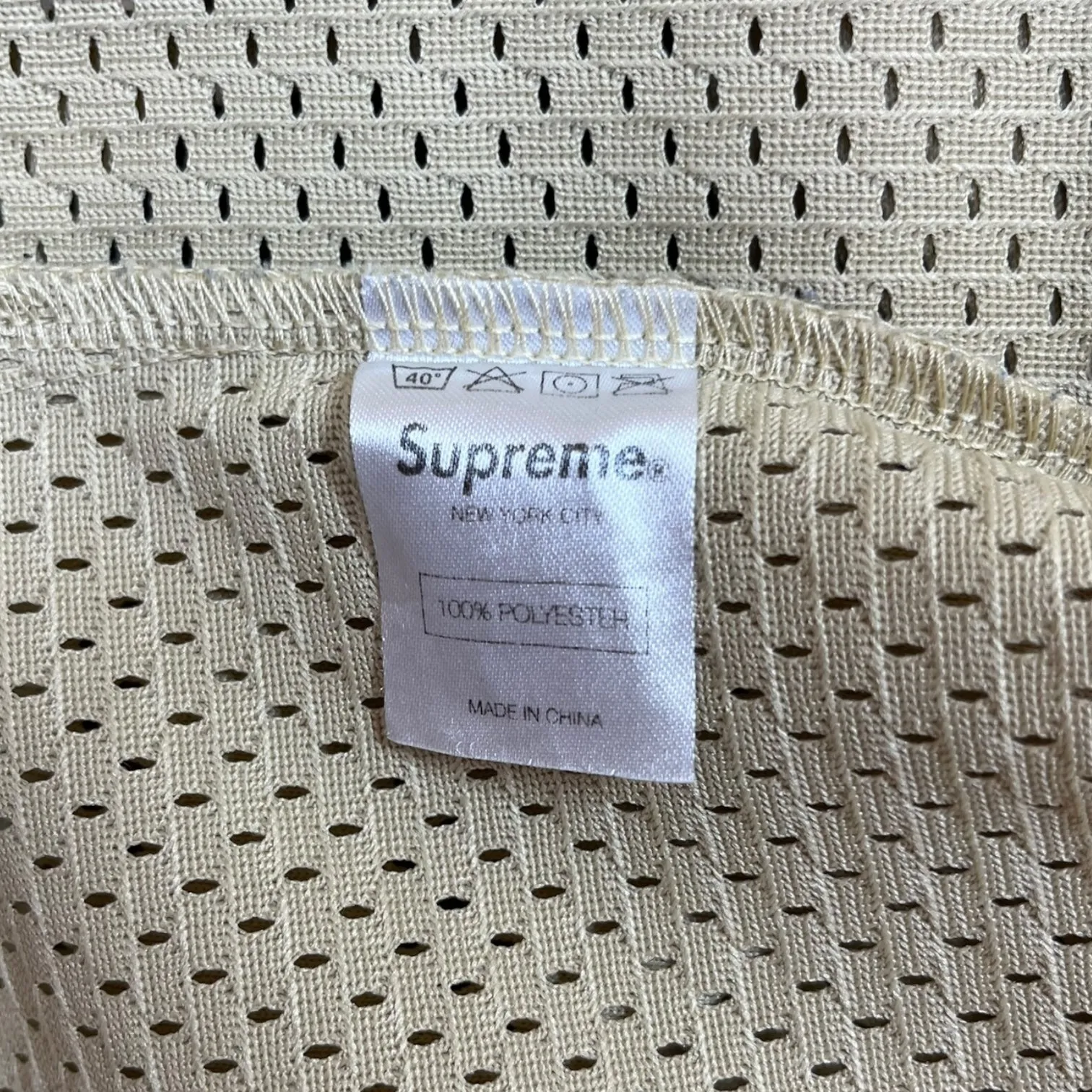 Supreme/Cut & Sew/S/Polyester/GLD/Tournamanet Of Roses Jersey