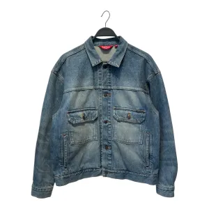 Supreme/Denim Jkt/M/Denim/IDG/DISTRESSED SELVEGED