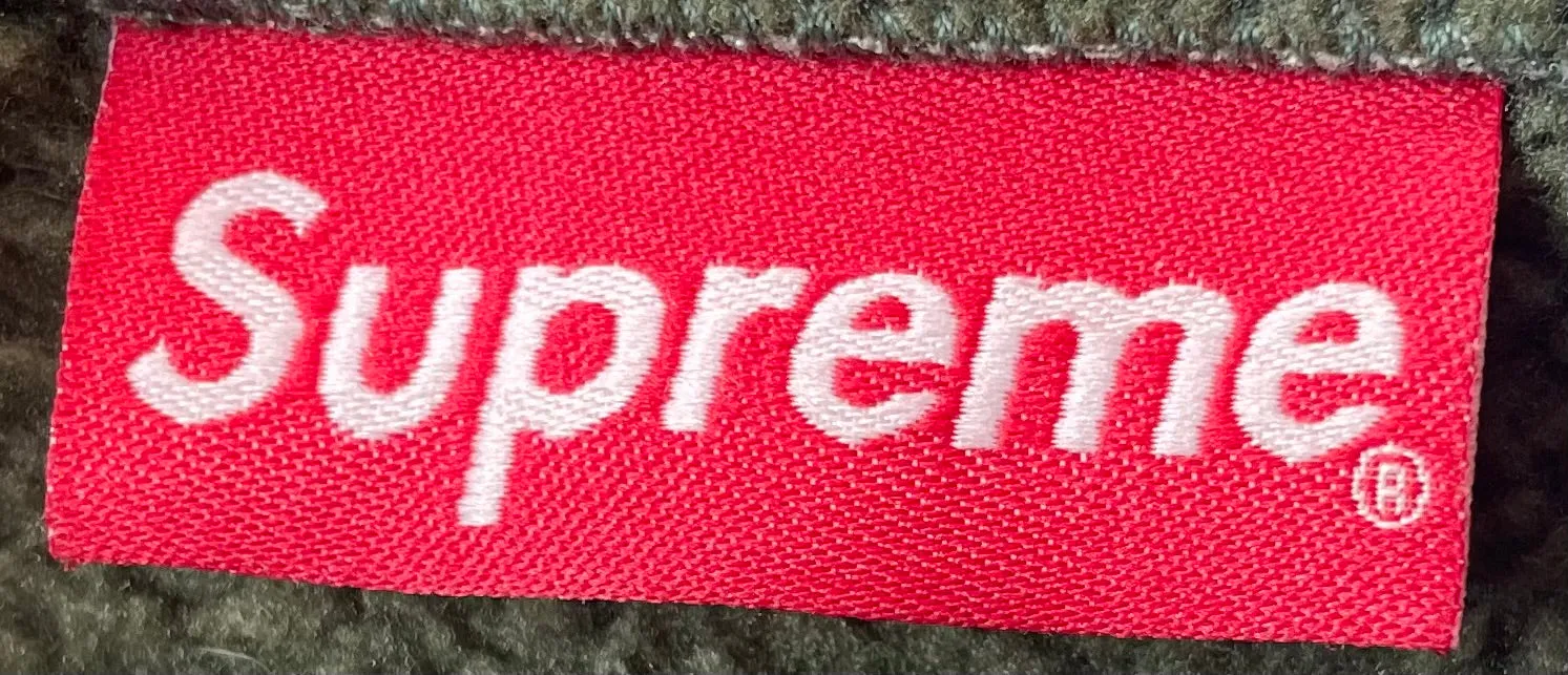 Supreme/Flight Jkt/L/Polyester/GRN/Graphic/FLEECE LINING | SQUAR PRNT