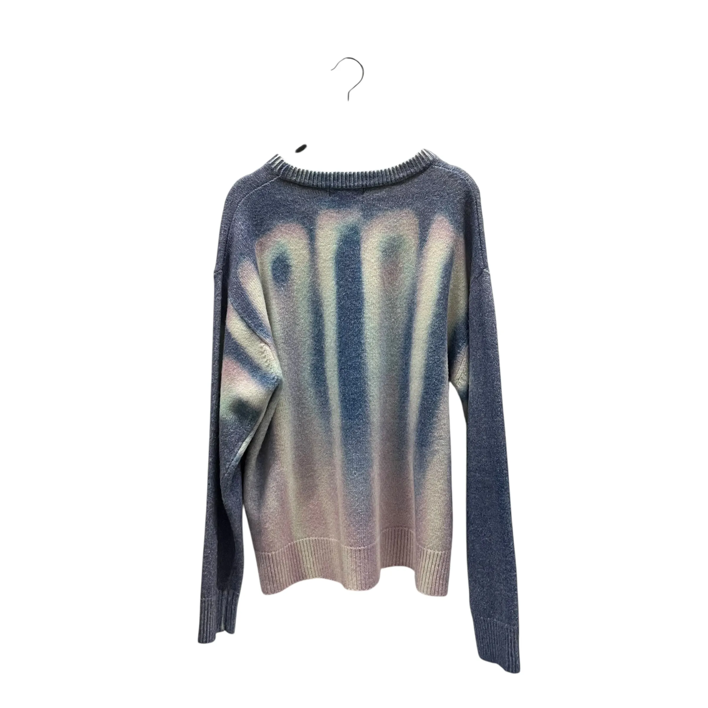 Supreme/Heavy Sweater/S/Graphic/Wool/BLU/Blurred Logo