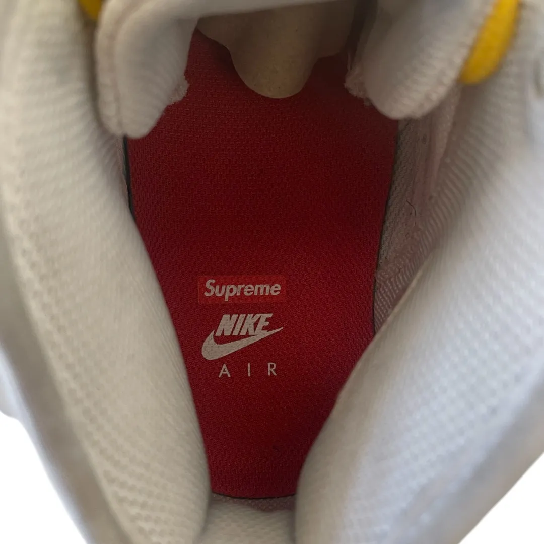 Supreme/Hi-Sneakers/US 9/Leather/WHT/AIR BAKEMS