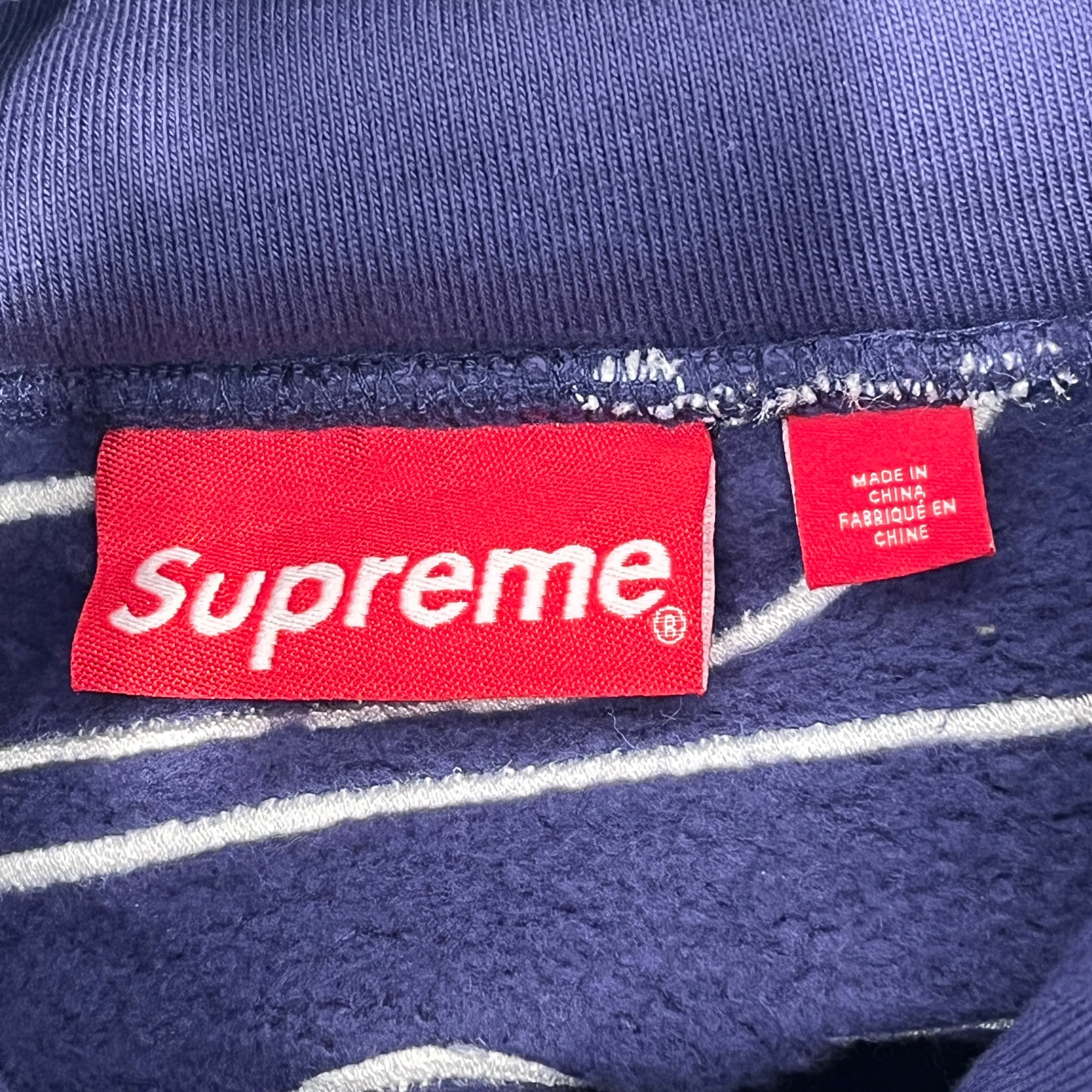 Supreme/Hoodie/M/Cotton/PPL/SATIN APPLIQUE BACK LOGO