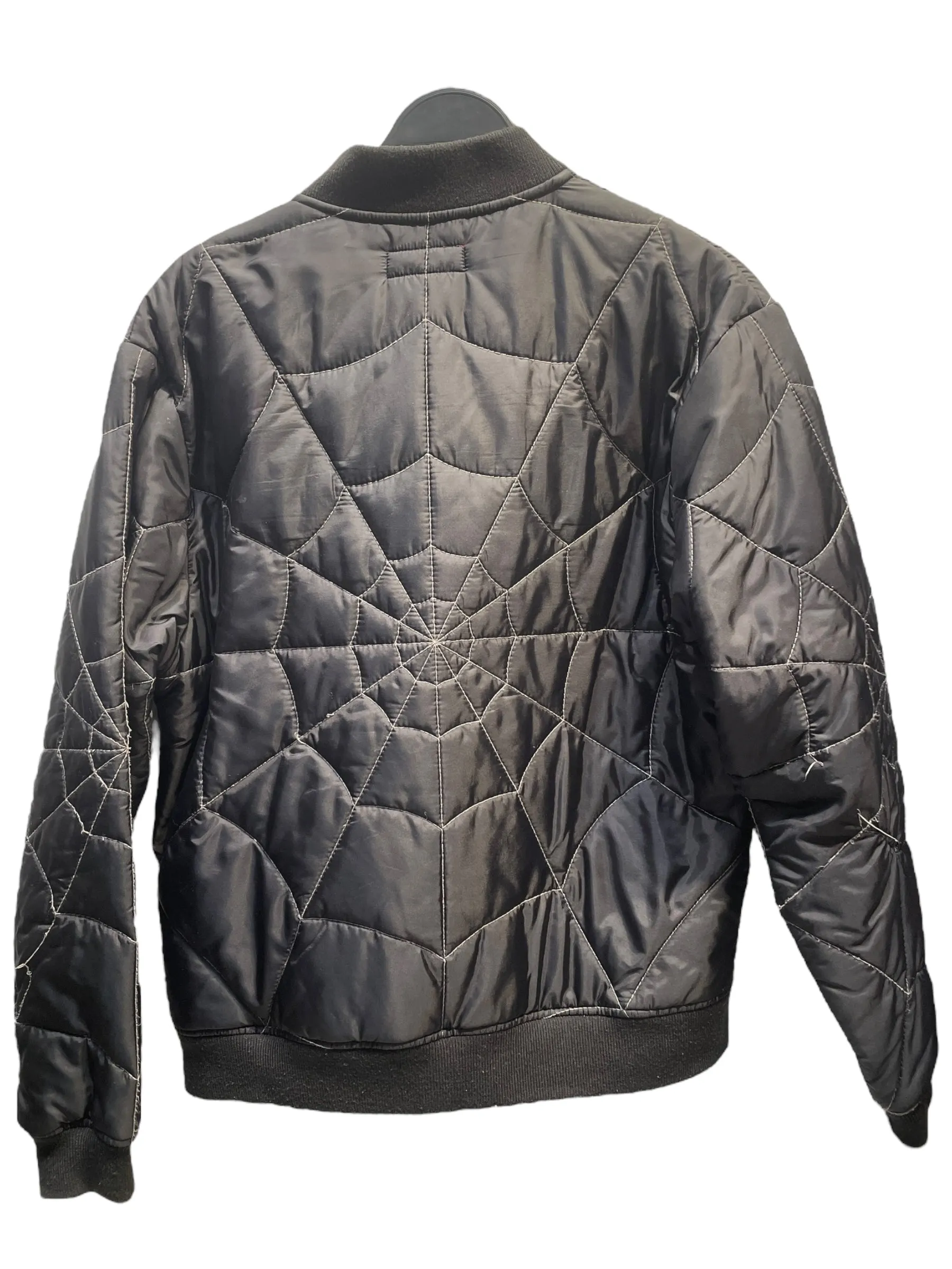 Supreme/Jacket/M/Nylon/BLK/spider web quilted