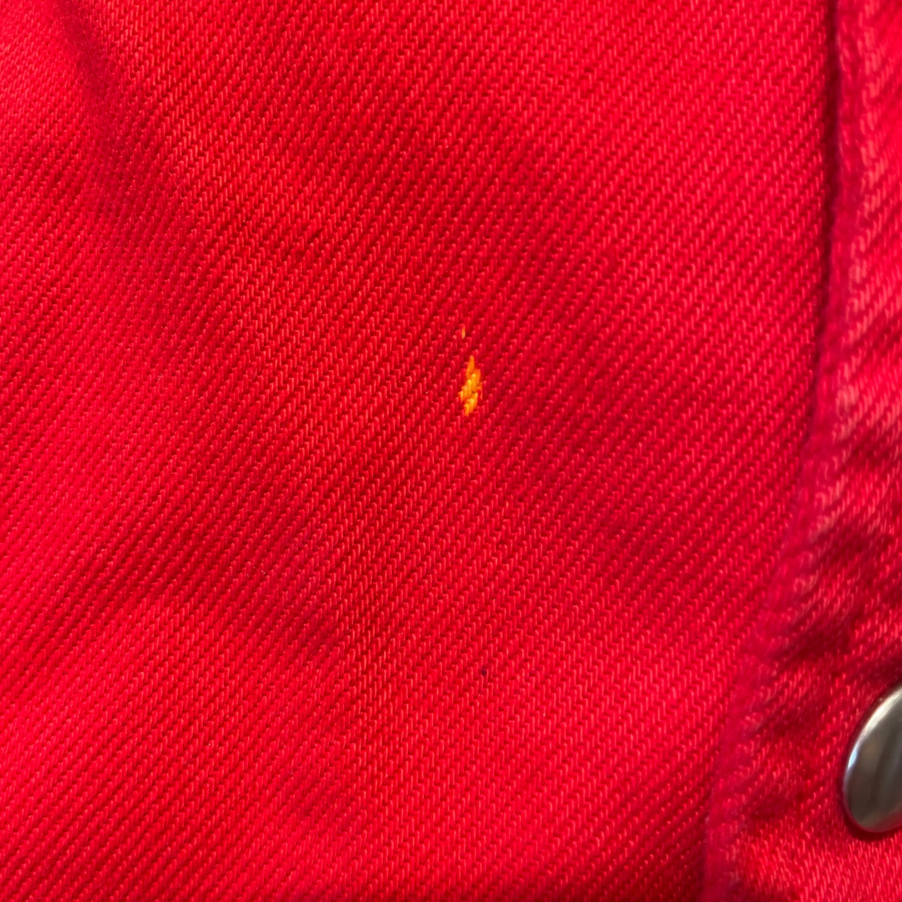 Supreme/Jacket/XL/Cotton/RED/Front Snap Logo Twill