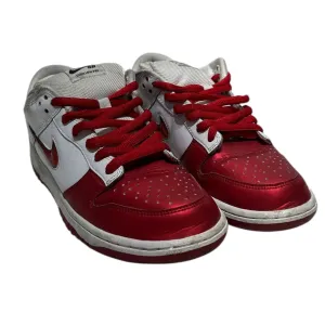 Supreme/Low-Sneakers/US 8.5/RED/DUNK SB LOW VARSITY RED