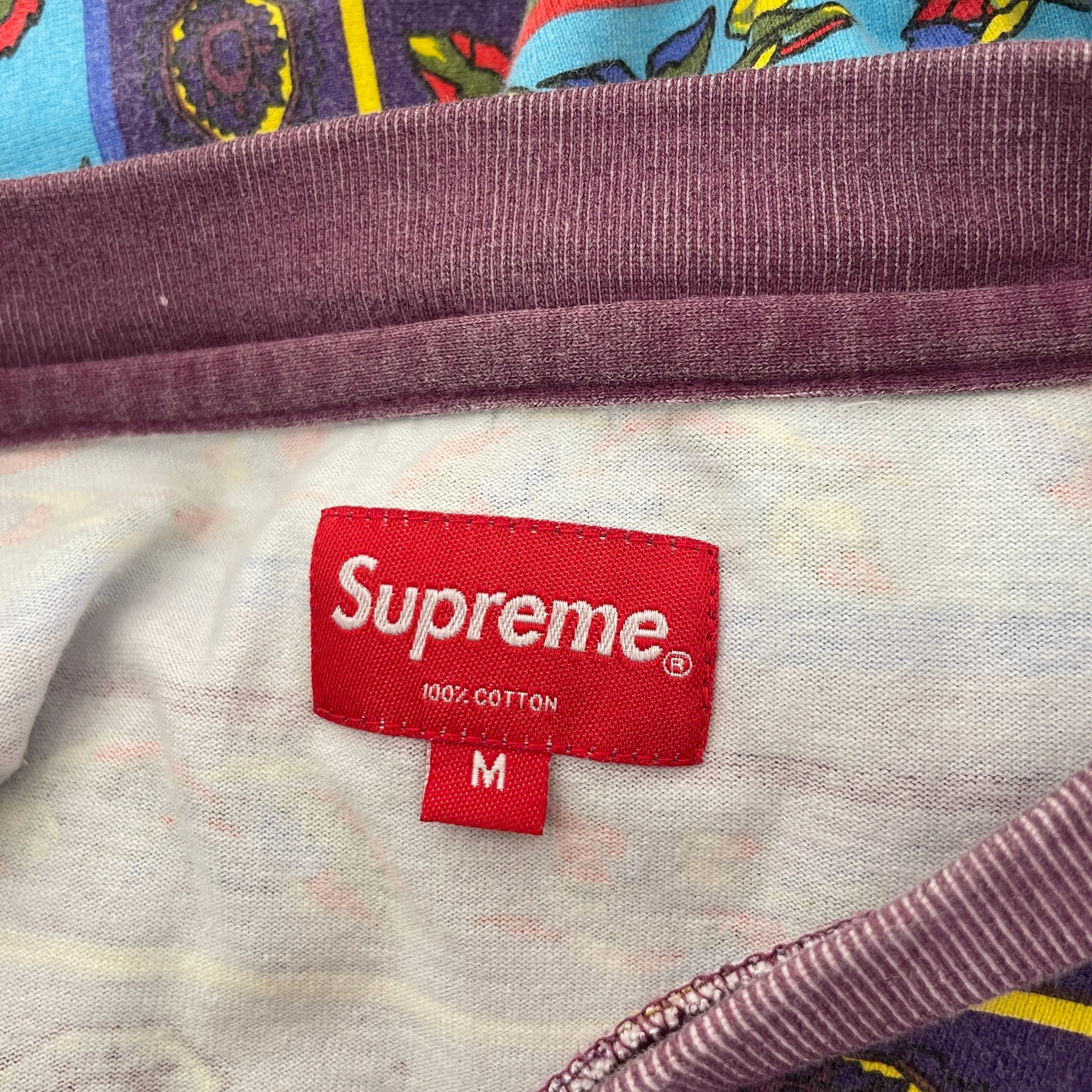 Supreme/LS T-Shirt/M/Cotton/PPL/All Over Print/