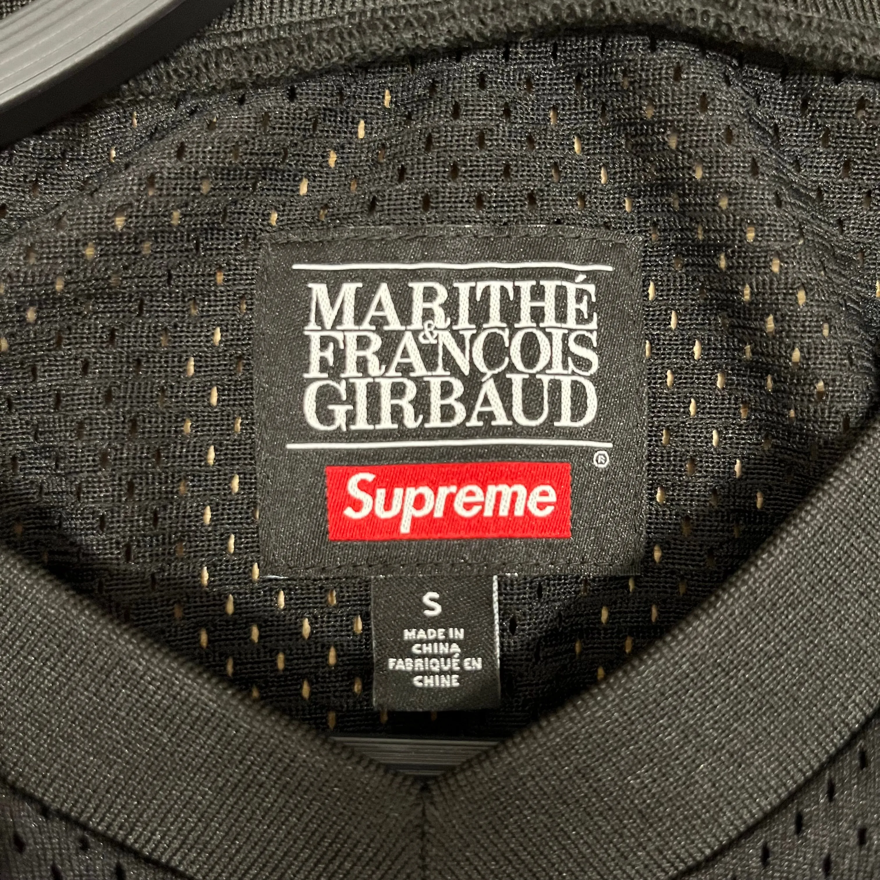 Supreme/MARITHE FRANCOIS GIRBAUD/Straight Pants/S/Cotton/BLK/Girbaud Sweats