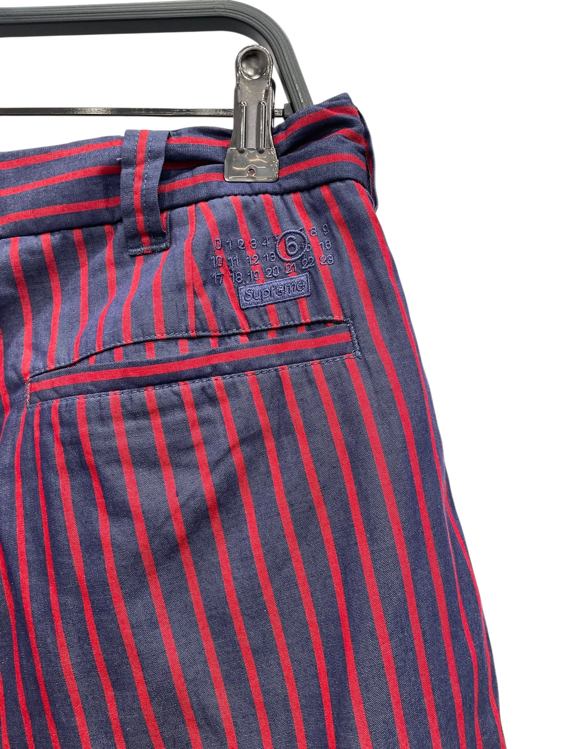 Supreme/MM6/Shorts/30/Cotton/MLT/Stripe/RN 154909 BLU/RED