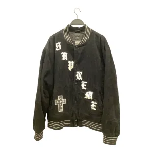 Supreme/Quilted Jkt/L/Cotton/BLK/corduroy old english