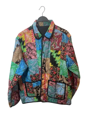 Supreme/Quilted Jkt/L/Cotton/MLT/All Over Print/quilted muti pattern