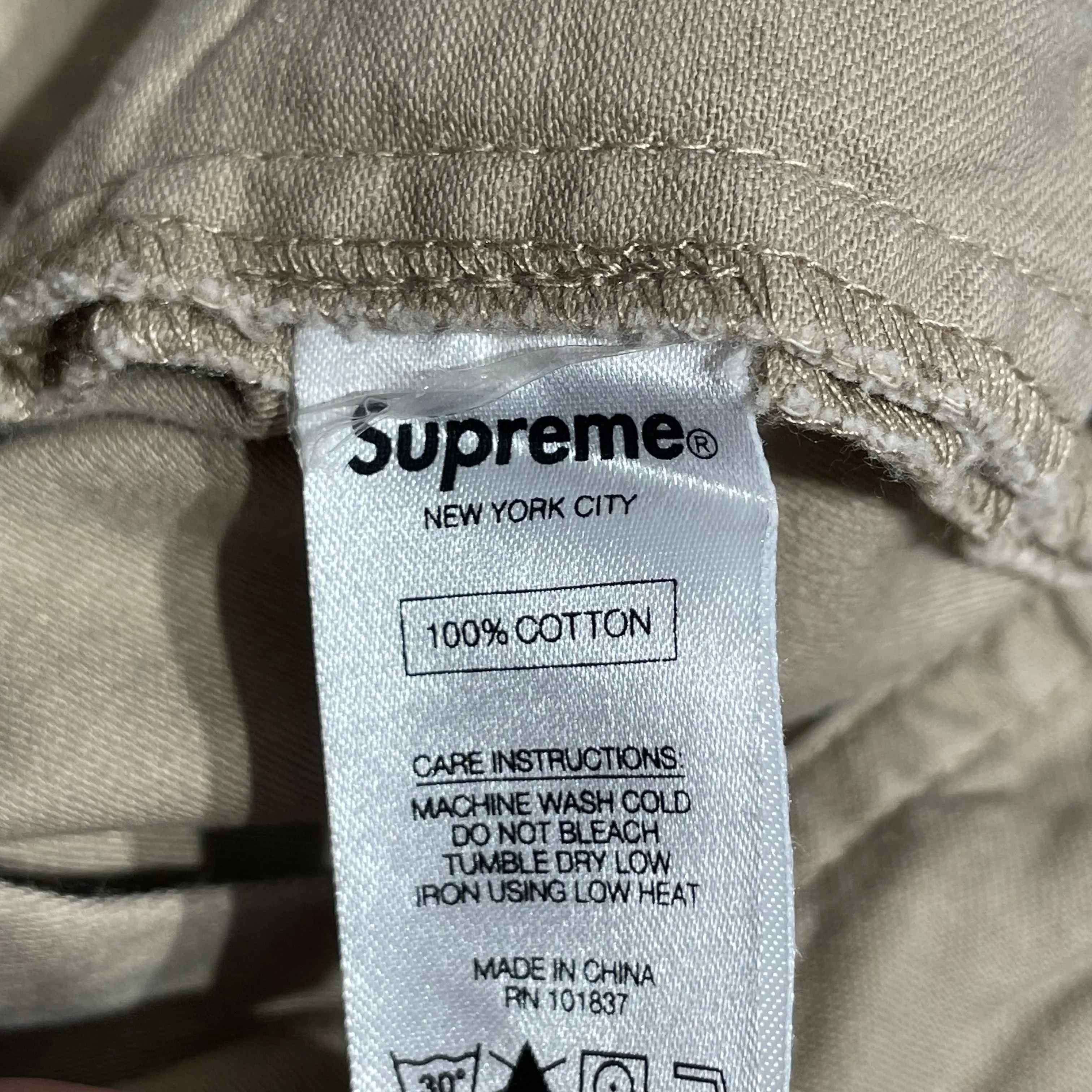 Supreme/Shorts/36/Cotton/KHK/WORK SHORT