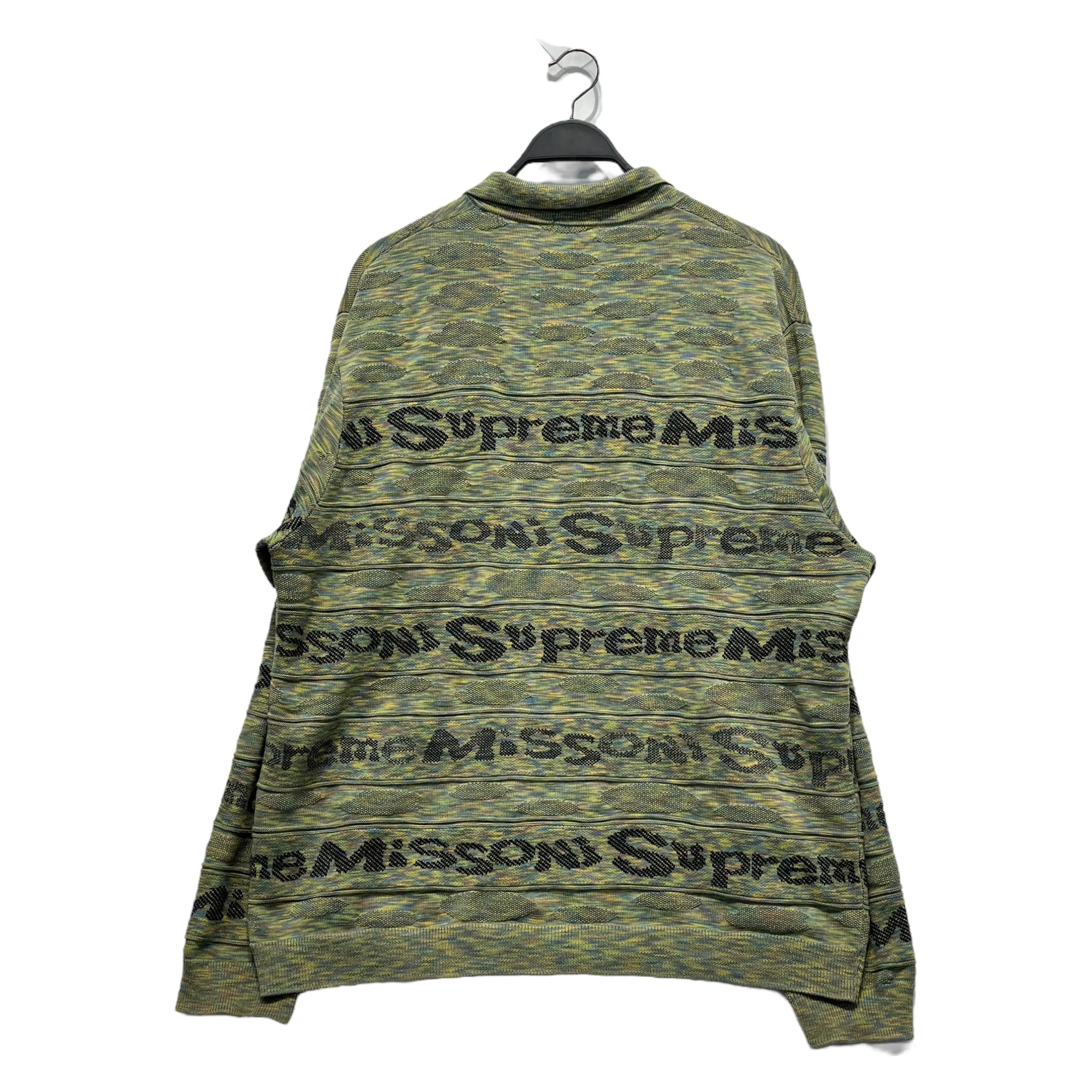 Supreme/Sweater/XL/Stripe/Cotton/GRN/MISSONI KNIT POLO