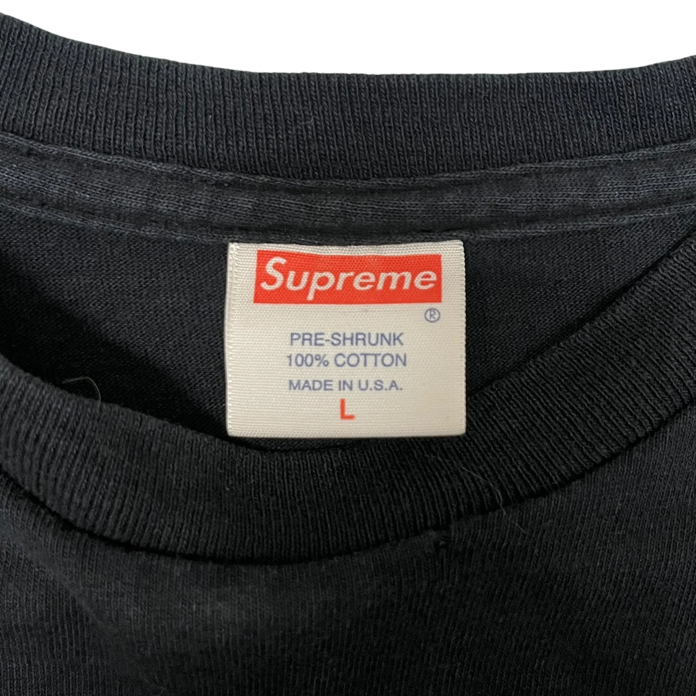 Supreme/T-Shirt/L/Cotton/BLK/Upskirt tee