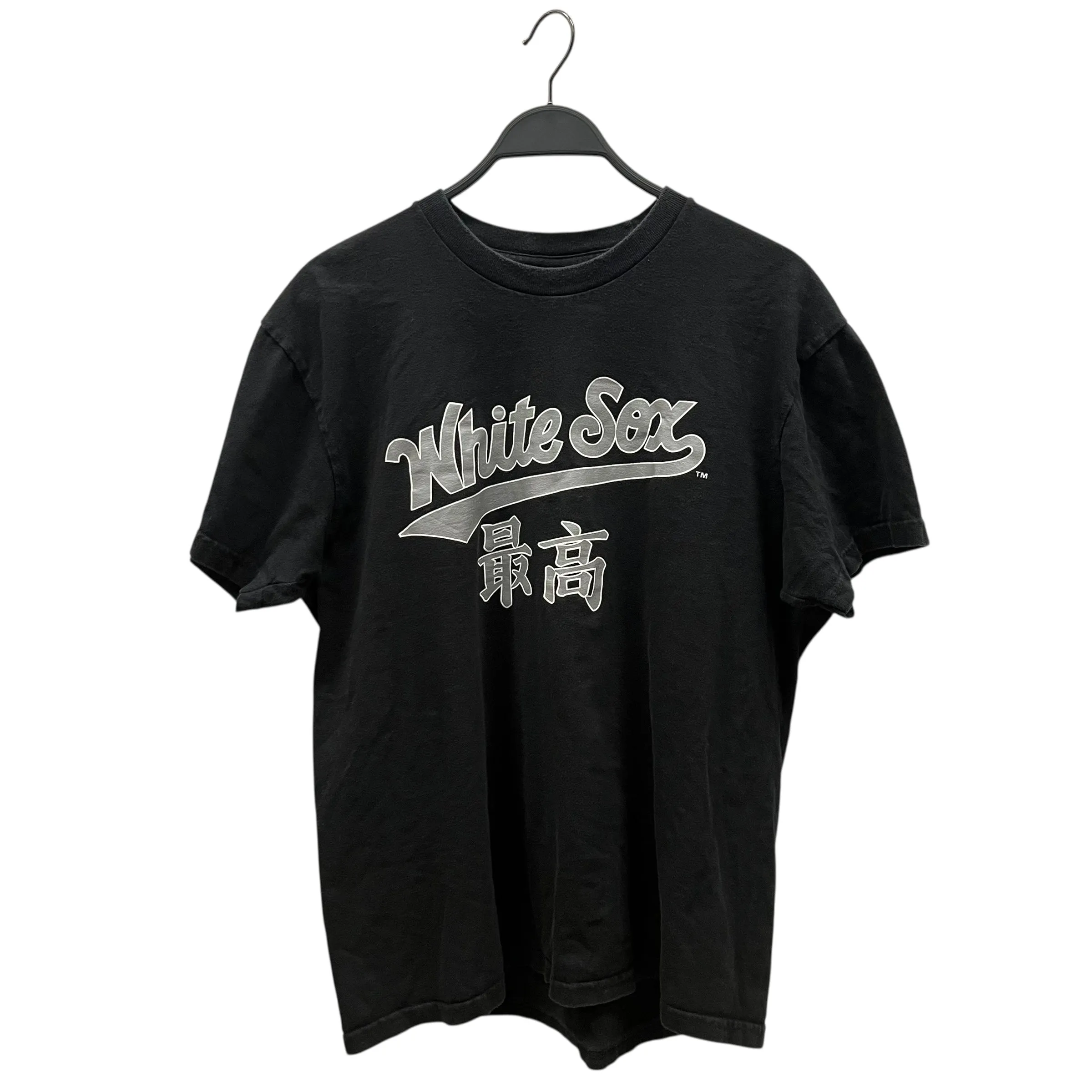 Supreme/T-Shirt/L/Cotton/BLK/white sox