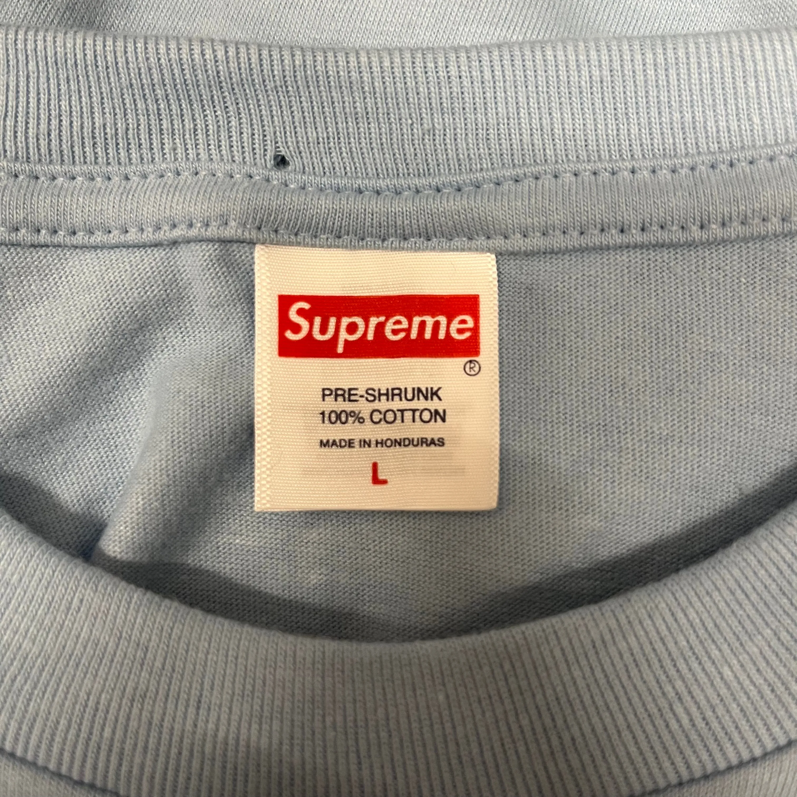 Supreme/T-Shirt/L/Cotton/BLU/bedroom tee