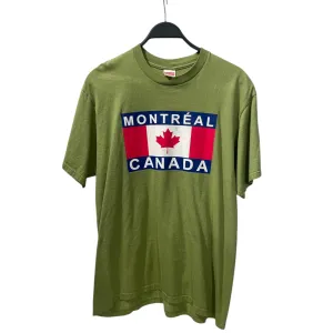 Supreme/T-Shirt/L/Cotton/GRN/MONTREAL CANADA