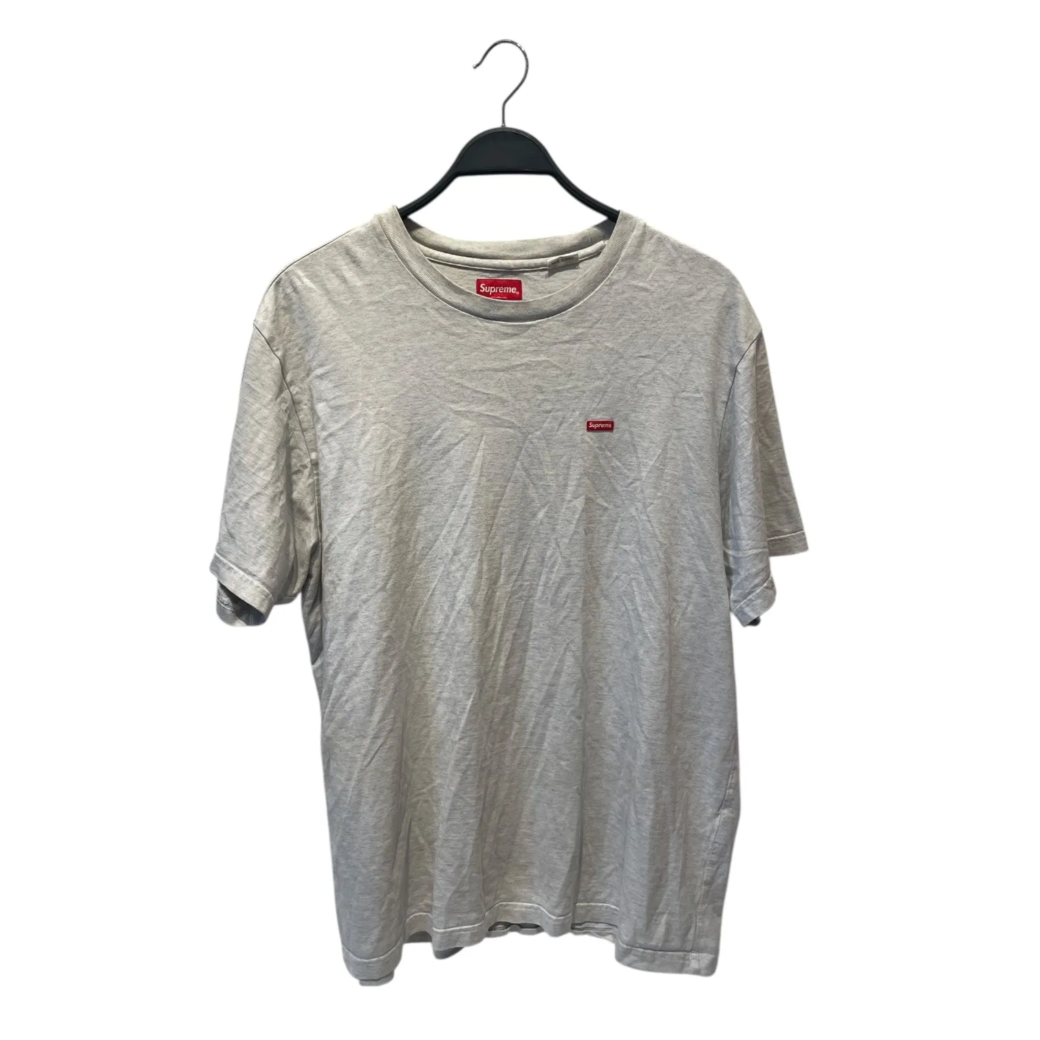 Supreme/T-Shirt/L/Cotton/GRY/SMALL BOX LOGO