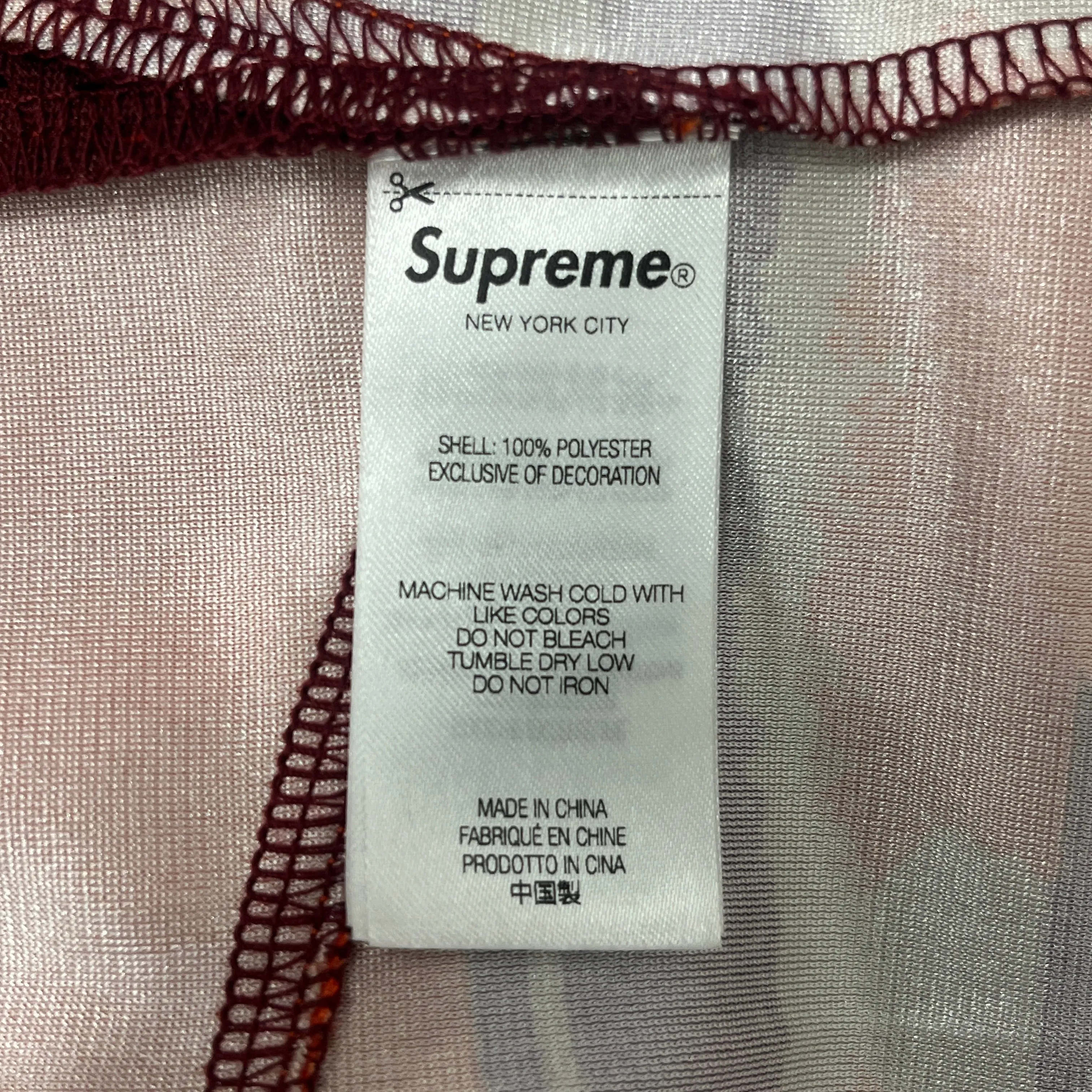 Supreme/T-Shirt/L/Polyester/ORN/Graphic/STARS FOOTBALL JERSEY