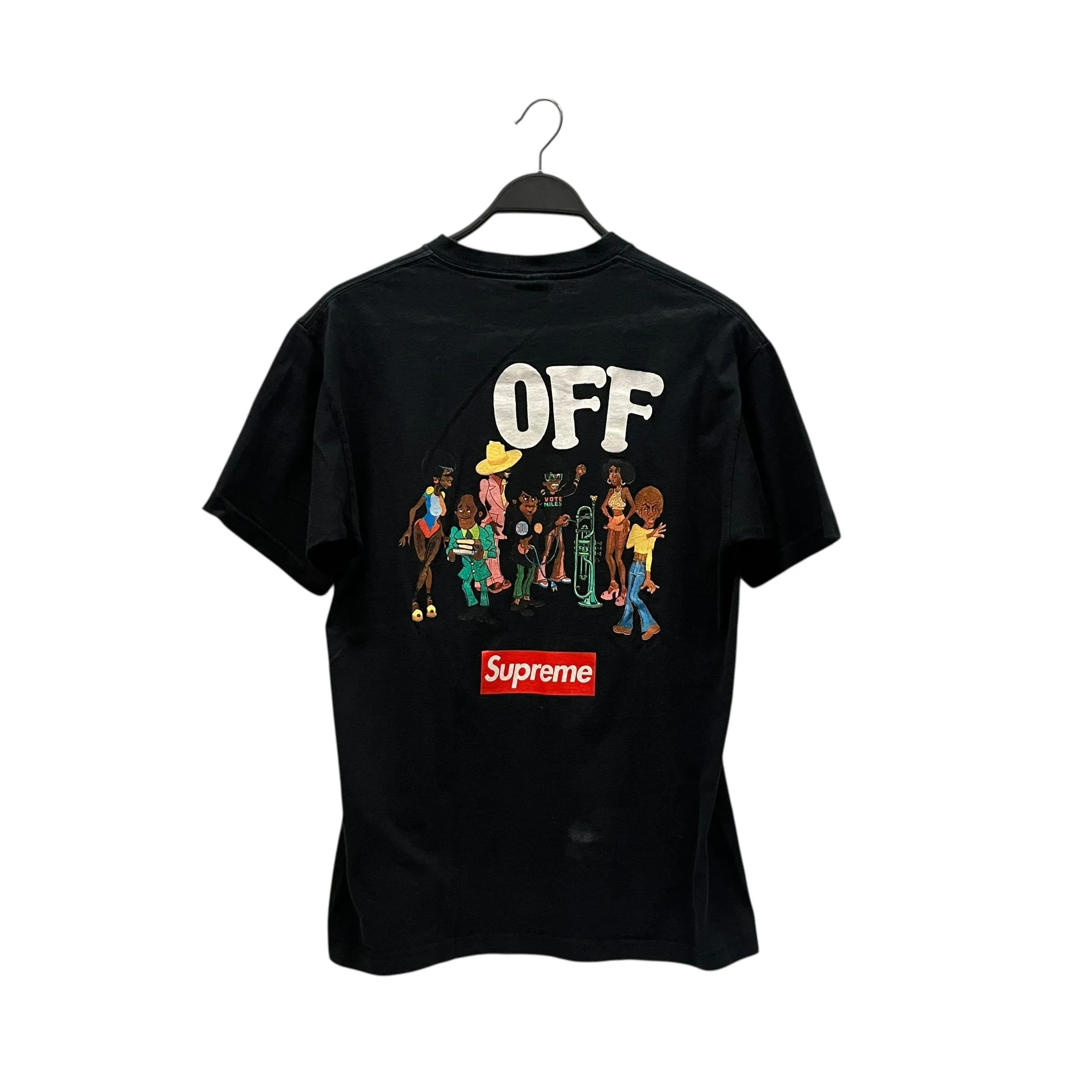 Supreme/T-Shirt/M/Cotton/BLK/2008 miles davis