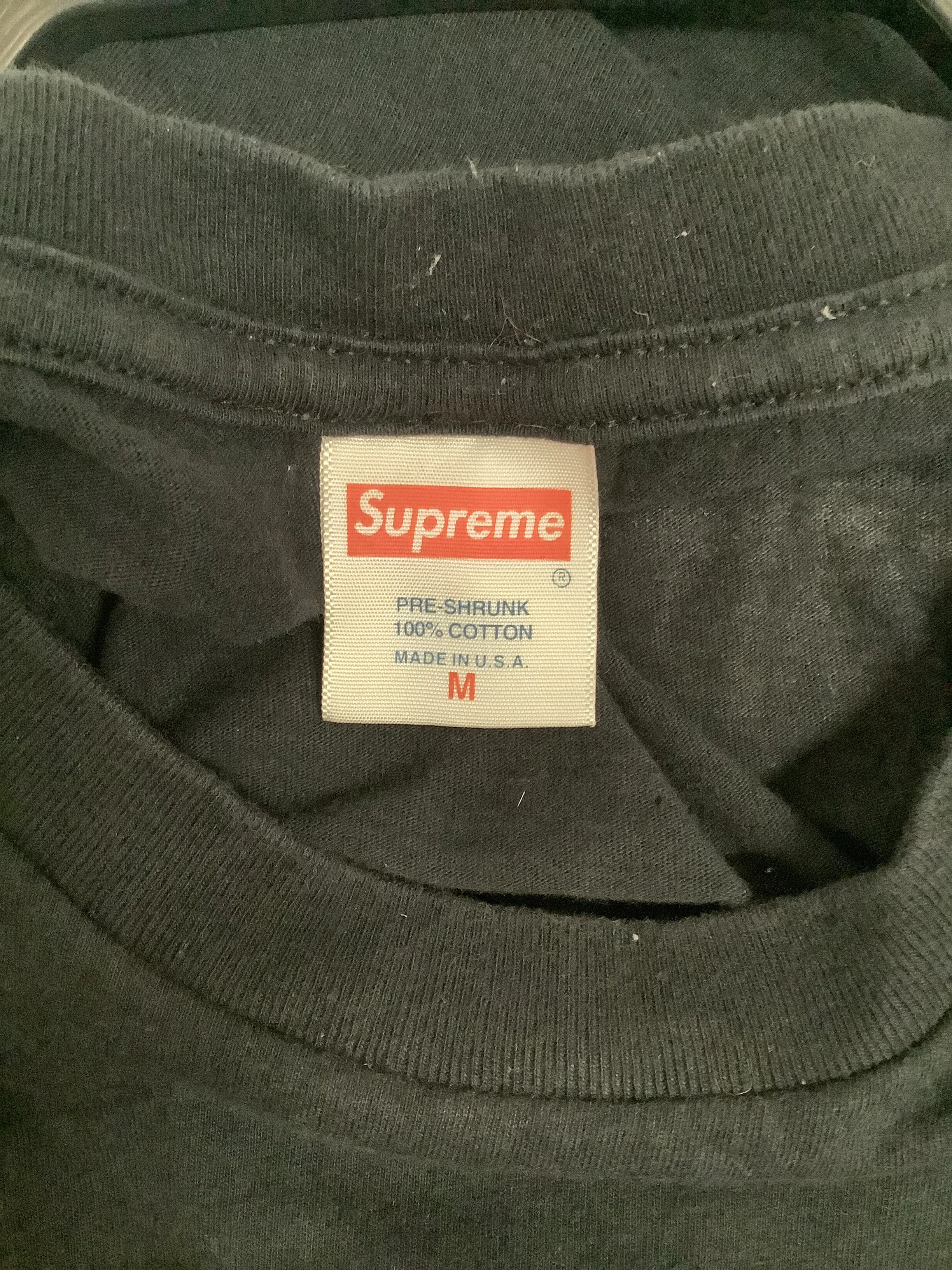 Supreme/T-Shirt/M/Cotton/BLK/brucelee