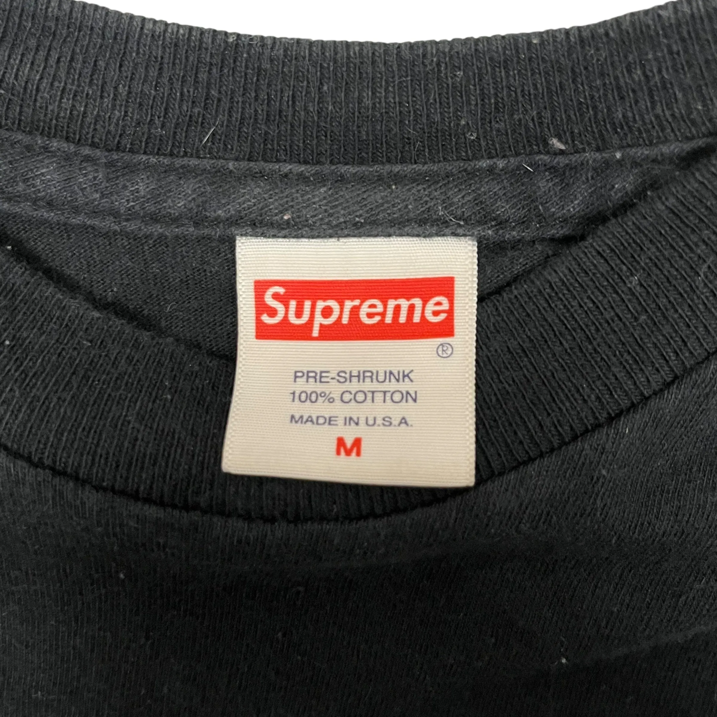 Supreme/T-Shirt/M/Cotton/BLK/STILL LIFE TEE