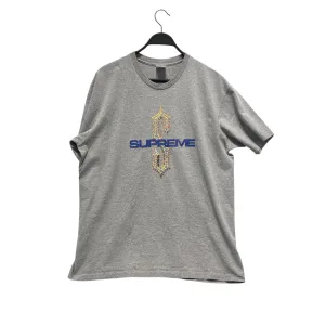 Supreme/T-Shirt/XL/Cotton/GRY/DIAMOND TEE