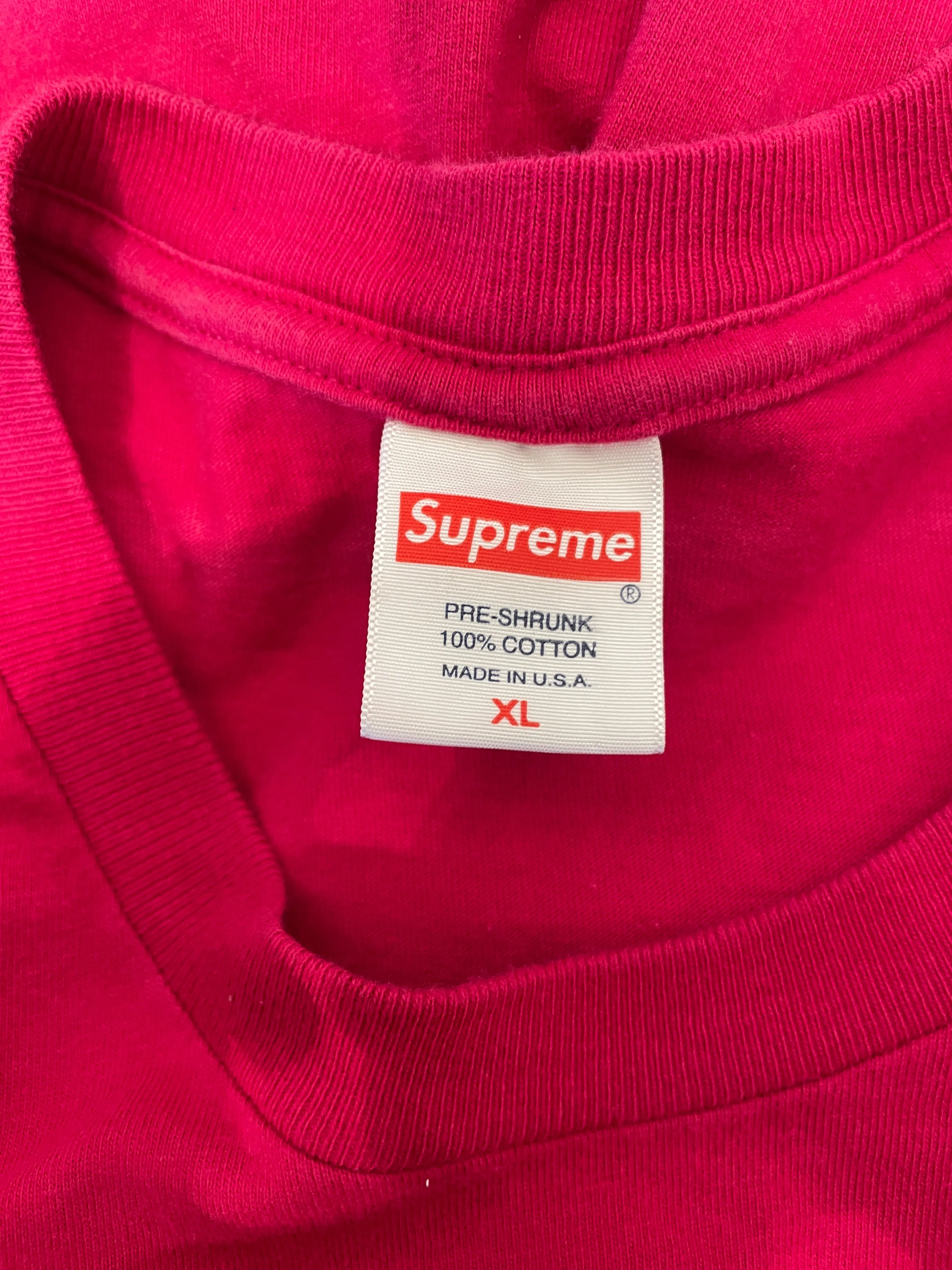 Supreme/T-Shirt/XL/Cotton/PNK/Graphic/marvin gaye