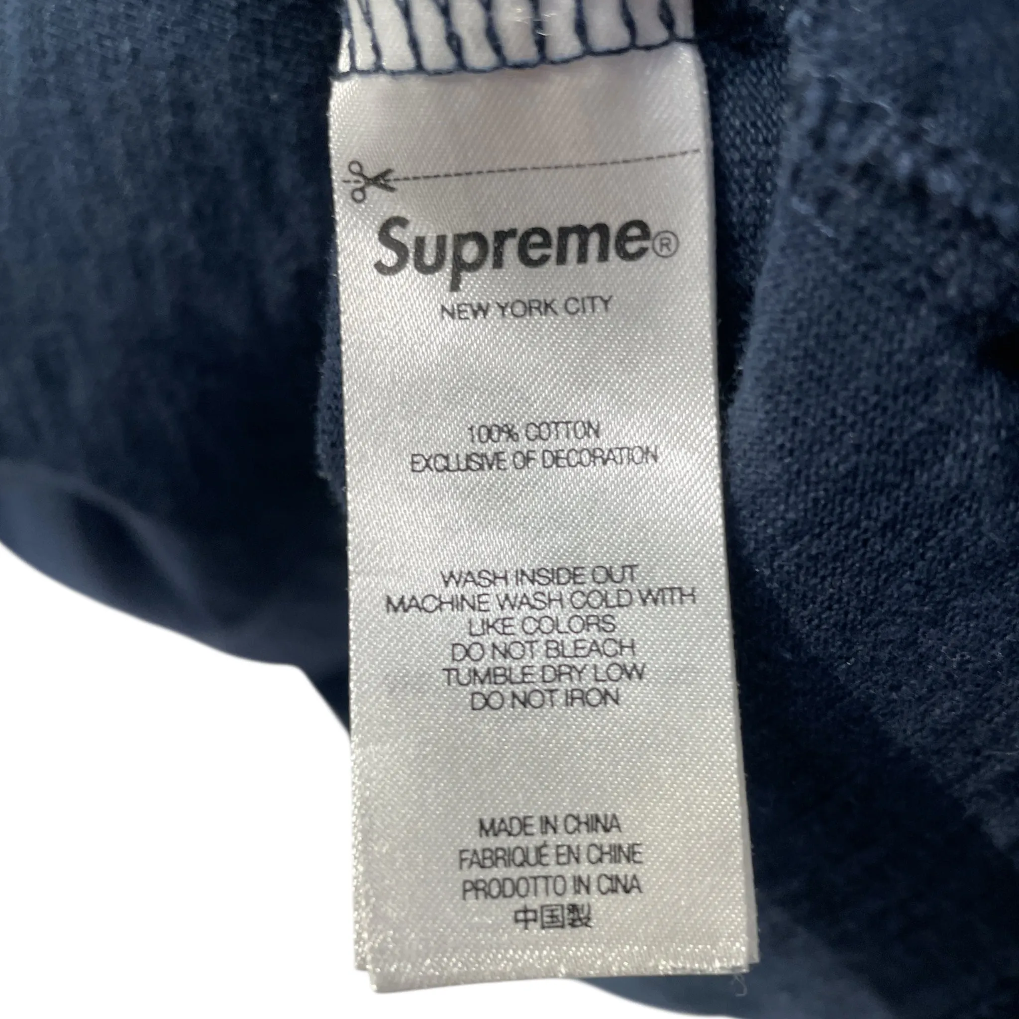 Supreme/T-Shirt/XXL/Cotton/NVY/knowlegde begins yellow