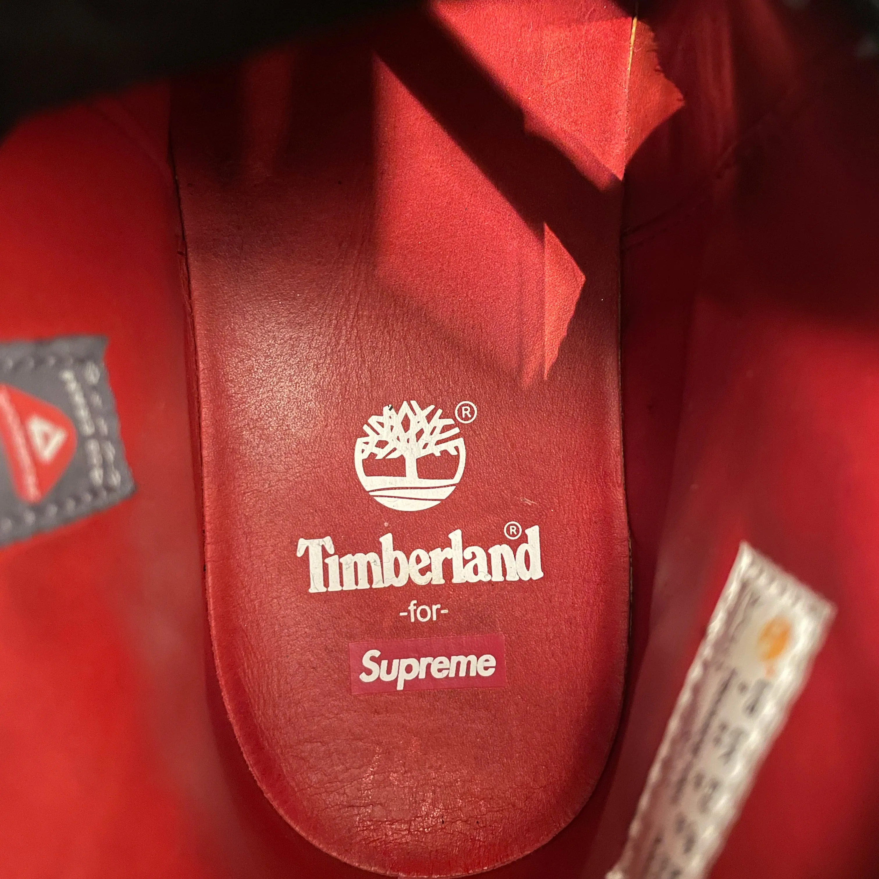Supreme/Timberland/Boots/US 9/Suede/BLK/8 Hole/diamond plate boots