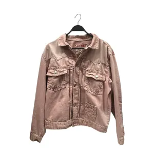 Supreme/TRUE RELIGION/Denim Jkt/L/Cotton/PNK/Single Breasted/