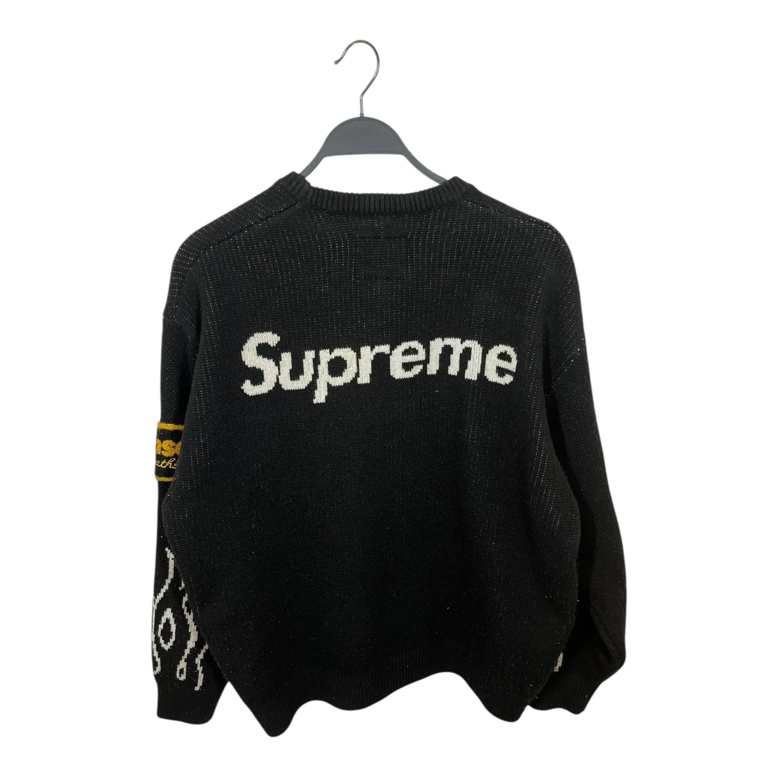 Supreme/VANSON/Sweater/L/Wool/BLK/VANSON KNIT SWEATER